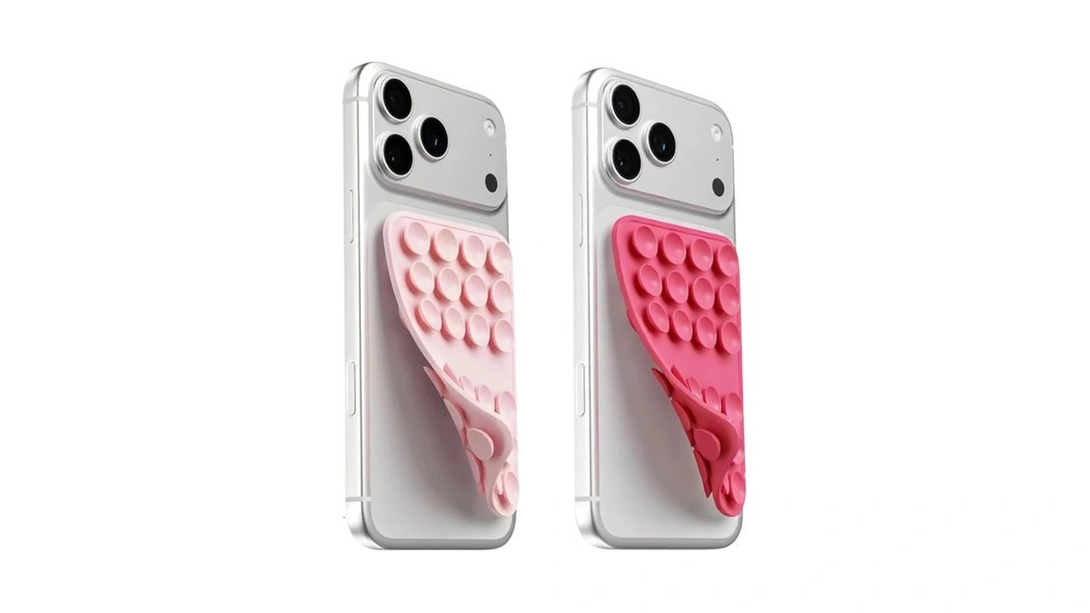 (2 Pack) Upgraded Double Sided Suction Cup Phone Mount, Sticky