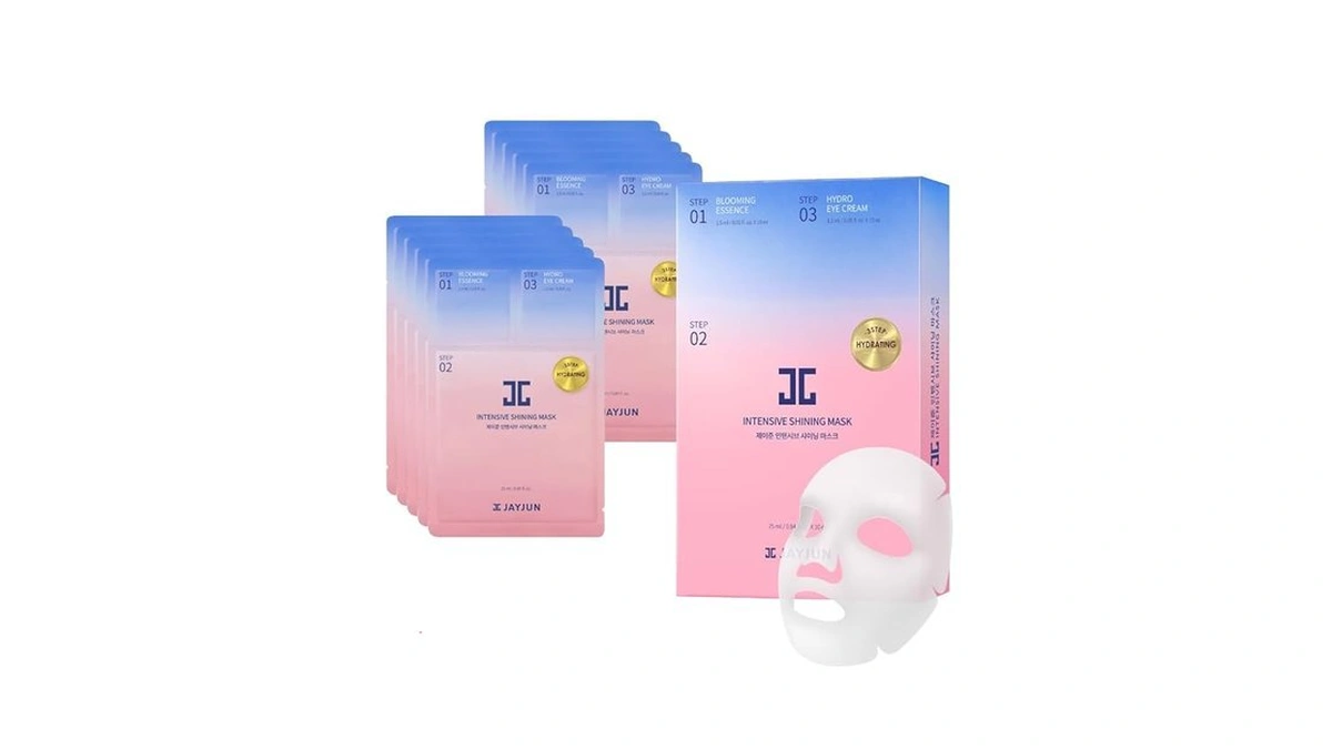 Jayjun Intensive Shining Mask With Lavender Extract (10 Pack)- 3-step