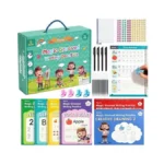 Magic Grooved Writing Practice For Kids Ages 3-8,reusable Large Grooved