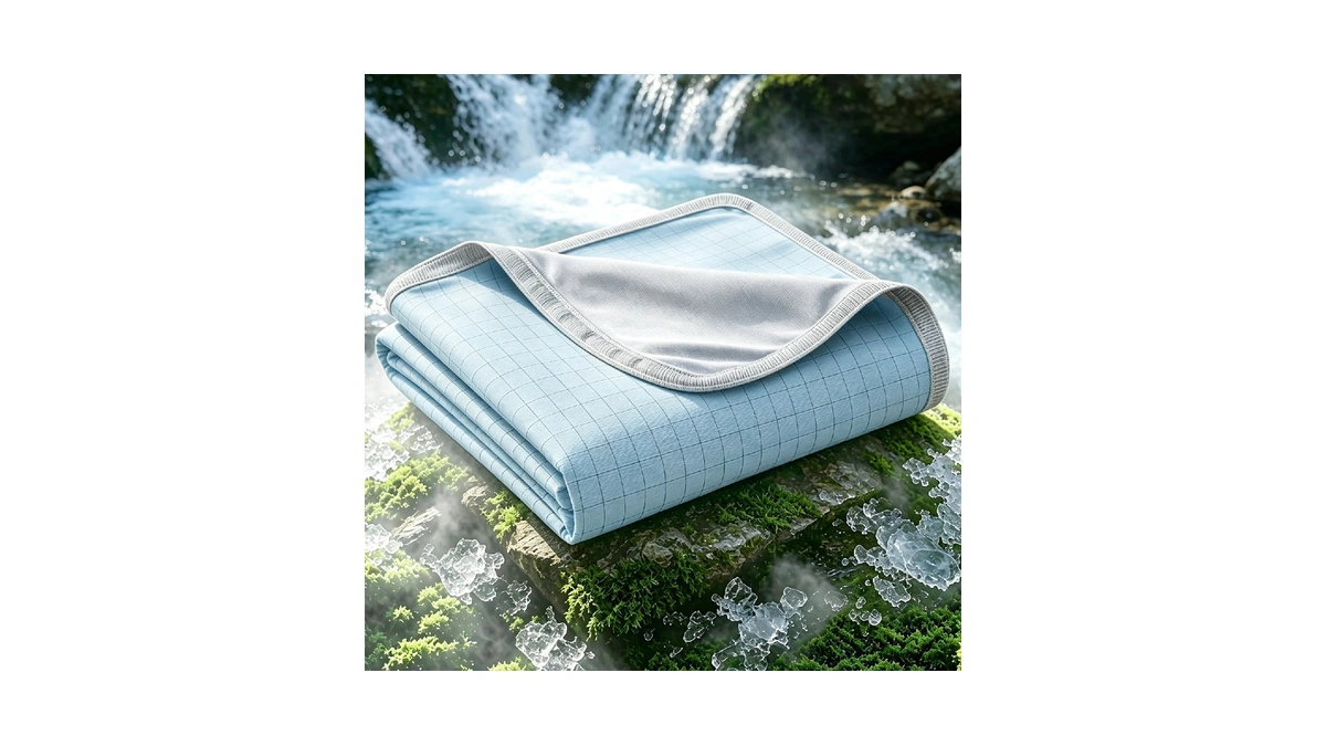 Emme Breathable Cooling Blankets For Hot Sleepers, Summer Blanket Twin/full