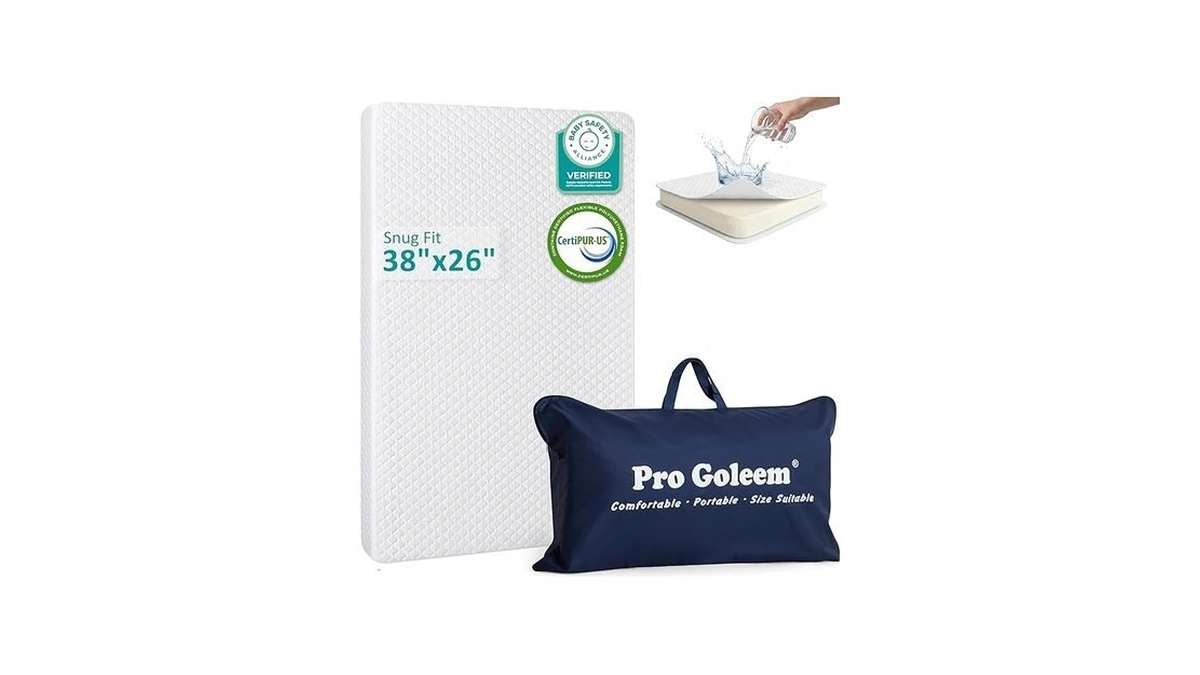 Pro Goleem Pack And Play Mattress (38"x26"), Waterproof Pack N