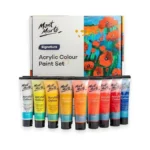 Mont Marte Studio Acrylic Paint Set, 18 Piece, 36ml Tubes.