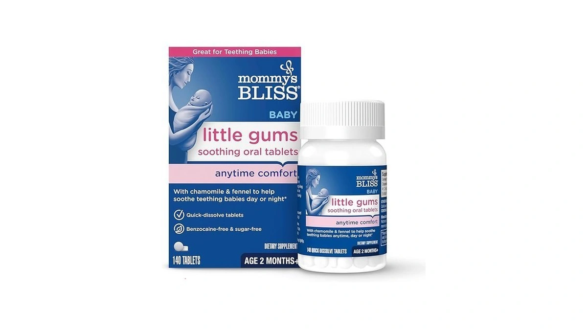 Mommy's Bliss Little Gums Soothing Oral Tablets, Great For Teething
