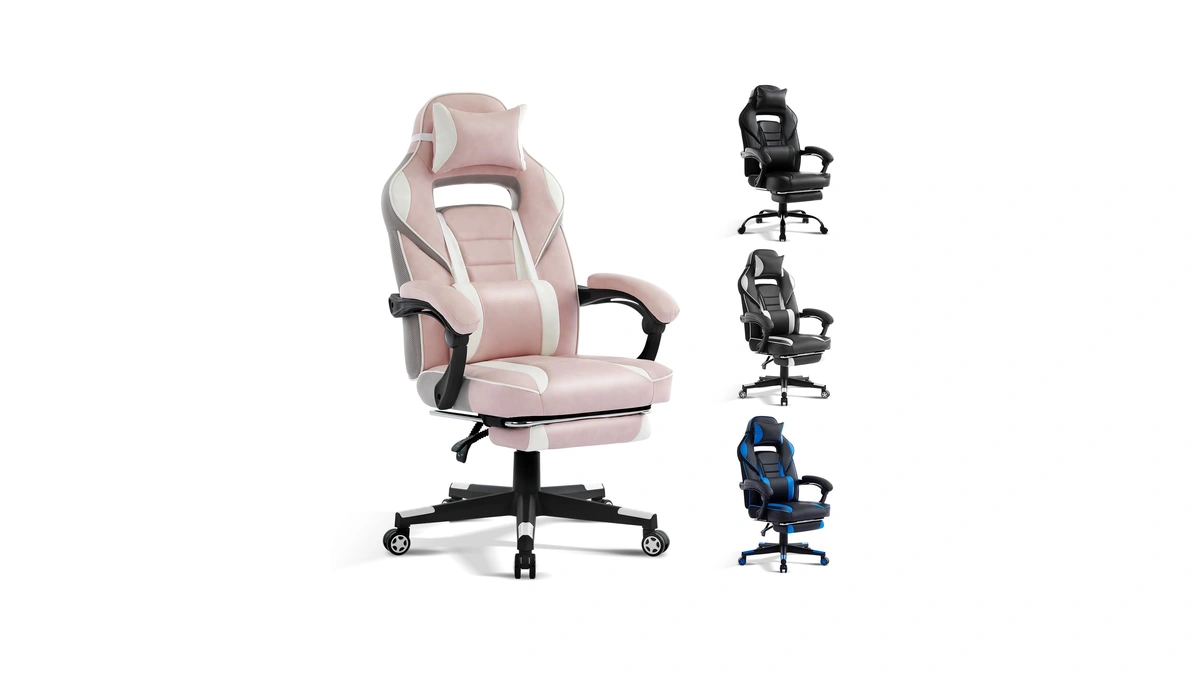 Garvee Computer Gaming Chair,high Back Ergonomic Desk Chair With Footrest