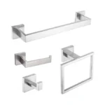 4-piece Bathroom Hardware Set, Towel Rack Towel Holder Toilet Paper