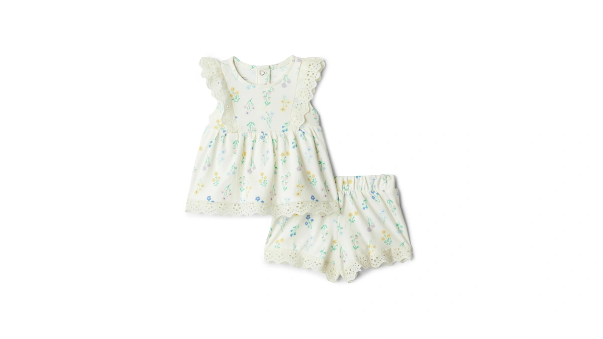 Amazon Essentials X Sofia Grainge Baby Girls' Baby Girls' Short