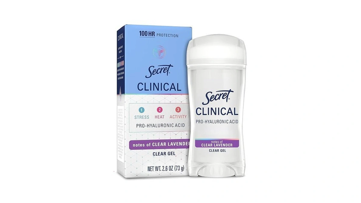 Secret Clinical Strength 100hr Sweat & Odor, Clear Gel Antiperspirant