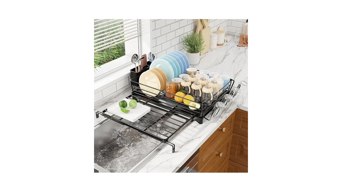 Simple Trending Dish Rack - Expandable Dish Drying Rack For