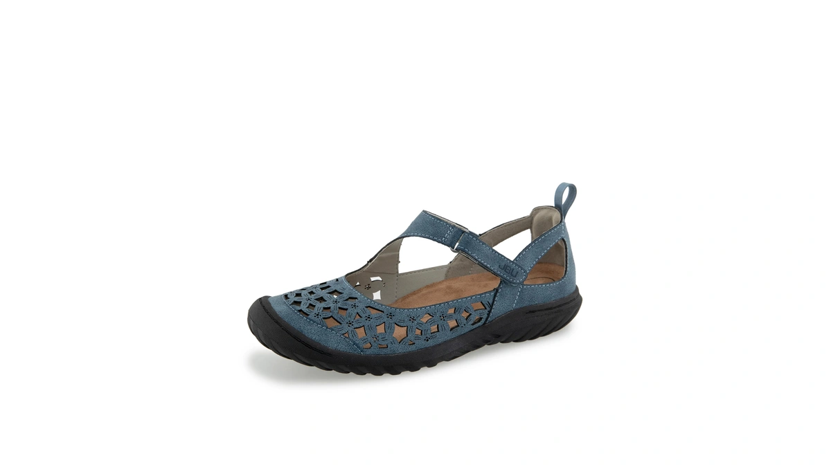 Jbu Women's Bellerose Comfortable Adjustable Casual Floral Memory Foam Apma