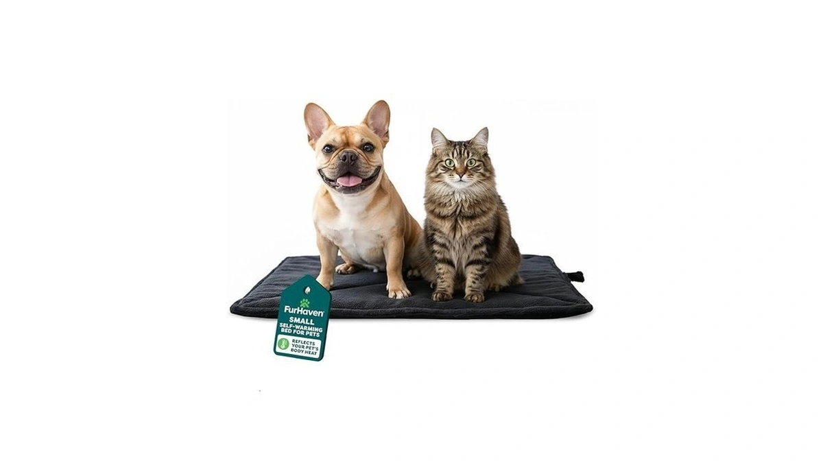 Furhaven Thermanap Self Warming Cat Mat, Dog Bed For Crates
