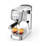 Mattinata Espresso Coffee Machine, Compact Espresso Maker 20 Bar, Stainless