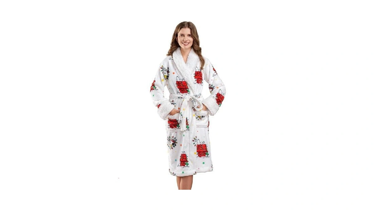 Berkshire Blanket Women's Warm Robe - Peanuts-themed Gift Made With