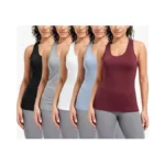 Cyper Sun 5 Pack Tank Tops For Women Seamless Athletic