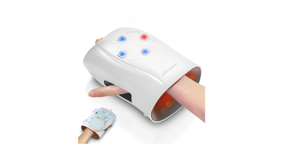 Snailax Hand Massager With Heat And Compression For Arthritis, Father