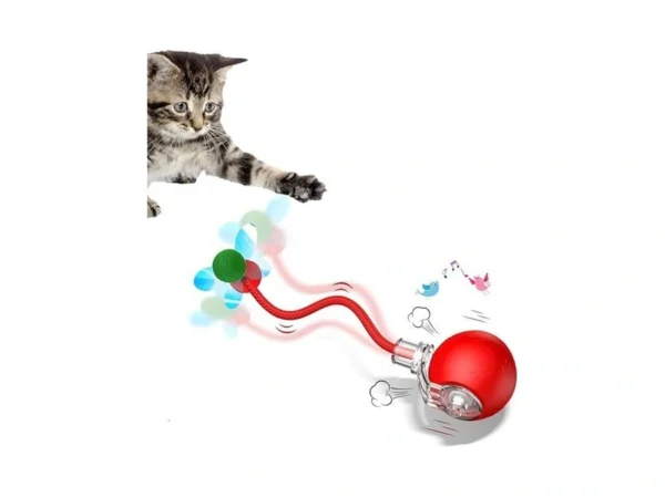 Morhandisn Interactive Dog Cat Toys, Automatic Moving Cat Toys For