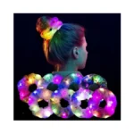 8 Led Scrunchies - Light Up Hair Accessories For Women,