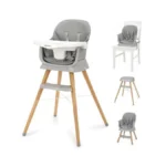 Ezebaby 6 In 1 Wooden High Chairs For Babies And