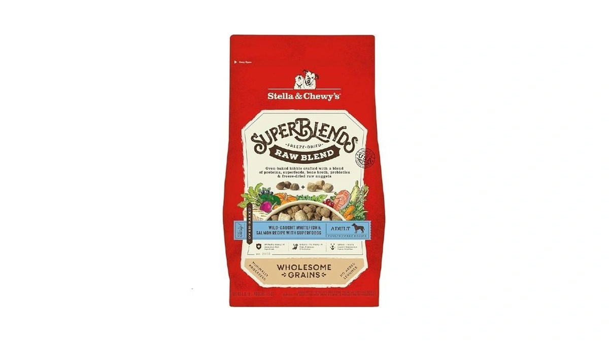 Stella & Chewy's Superblends Raw Blend Wholesome Grains Wild-caught Whitefish