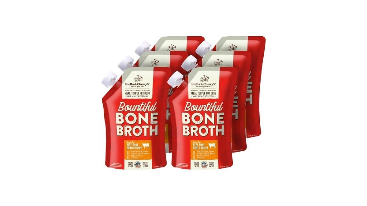 Stella & Chewy's Human-grade Grass-fed Beef Bone Broth For Dogs