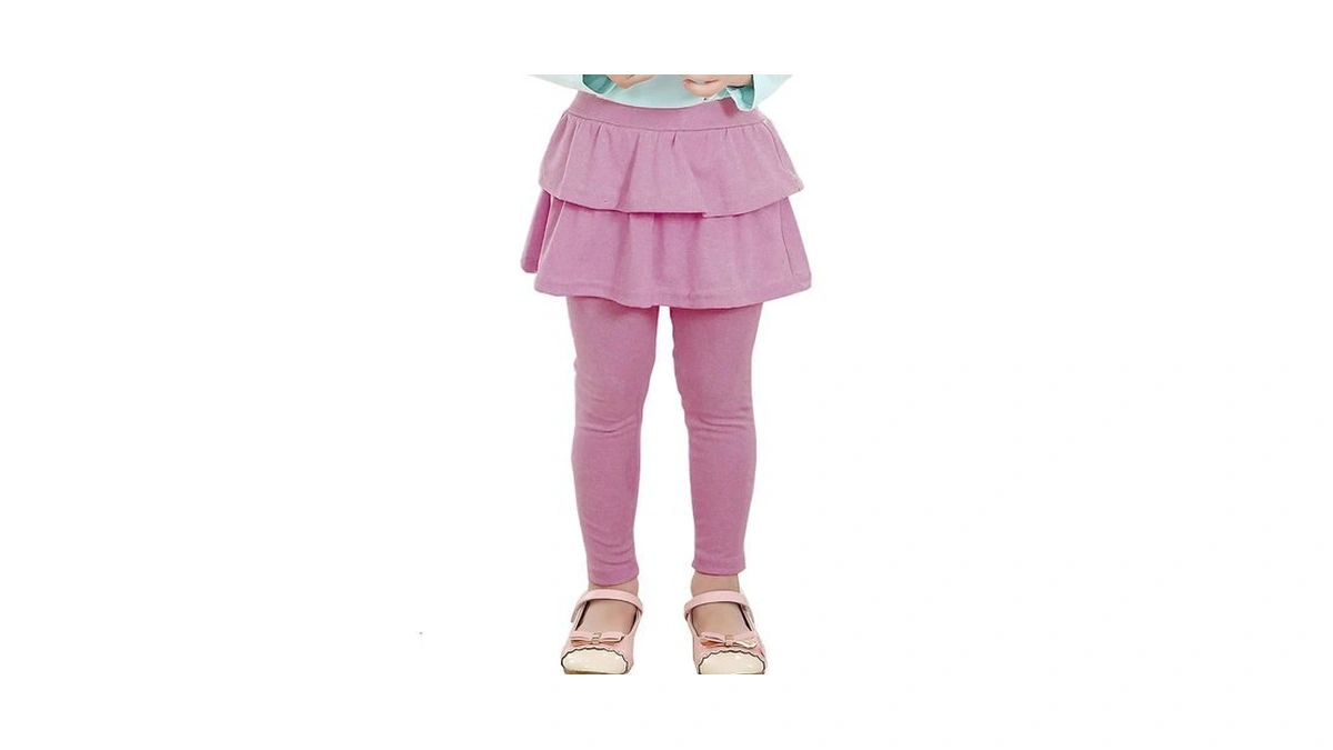 Rieket Girls School Uniform Pants Warm Stretchy Athletic Leggings With