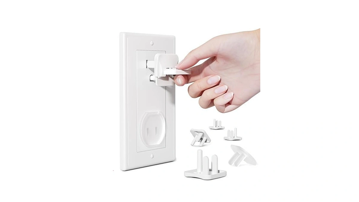 Babepai Outlet Covers Baby Proofing 42-pack White, Child Proof Electrical