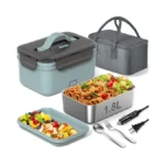 Wisakey Electric Heated Lunch Box For Car Truck Home 1.8l