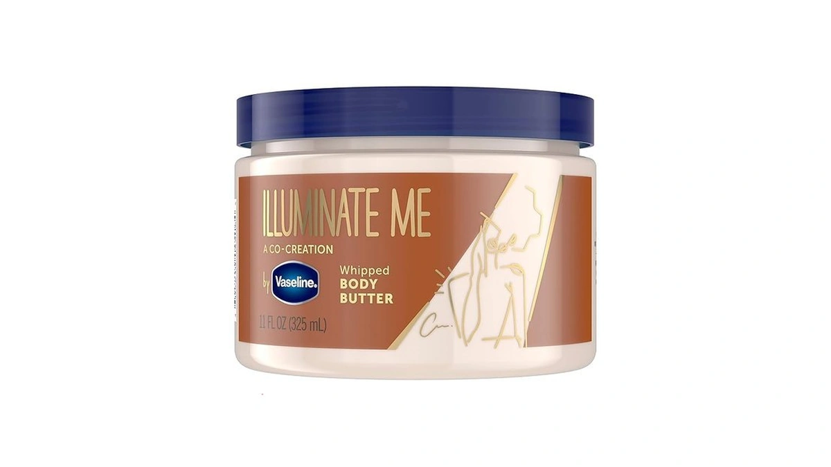 Vaseline Illuminate Me Shea Butter Whipped Body Butter For Melanin