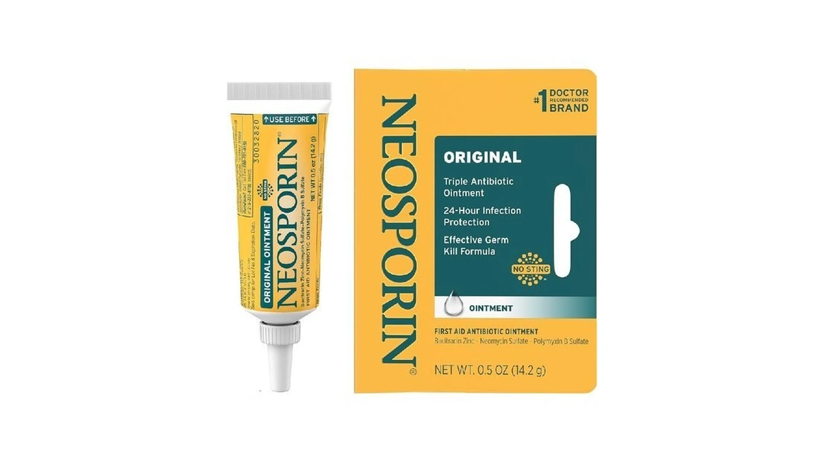 Neosporin Original First Aid Triple Antibiotic Ointment With Bacitracin Zinc