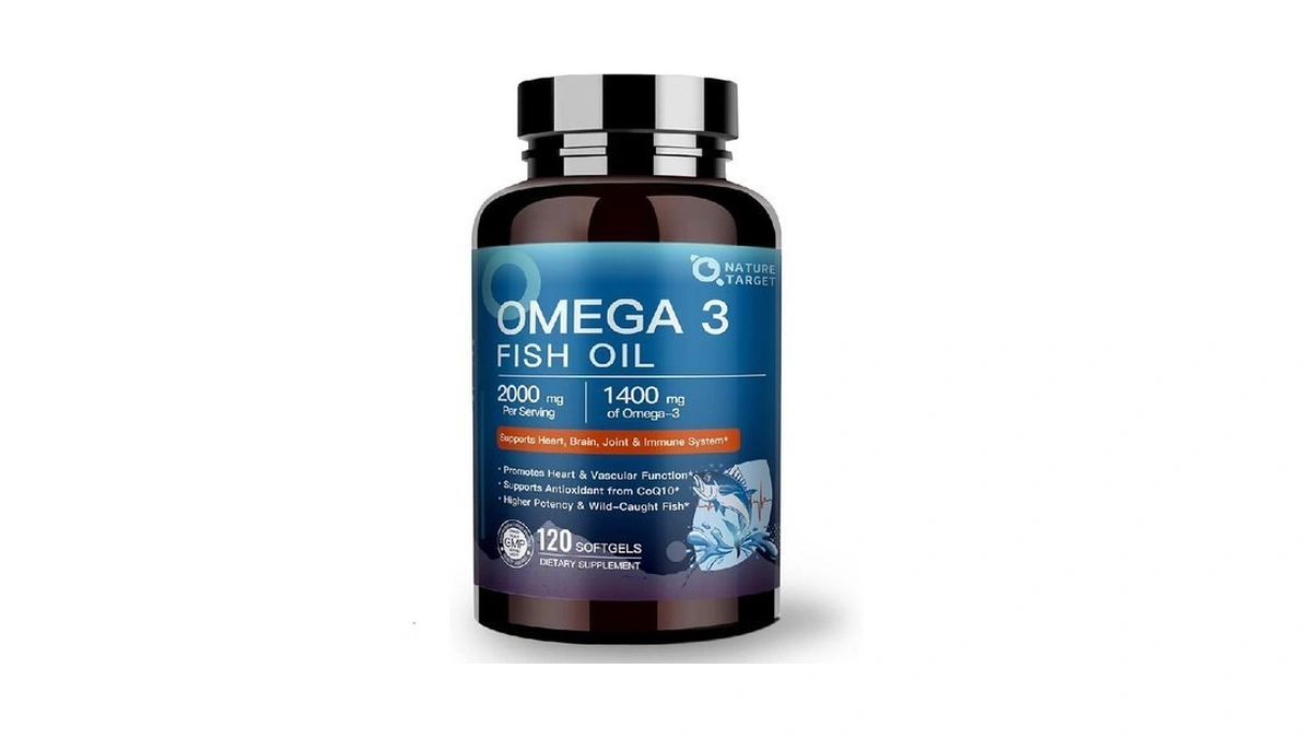 Nature Target Omega 3 Fish Oil, High-purity Fish Oil 2000mg,