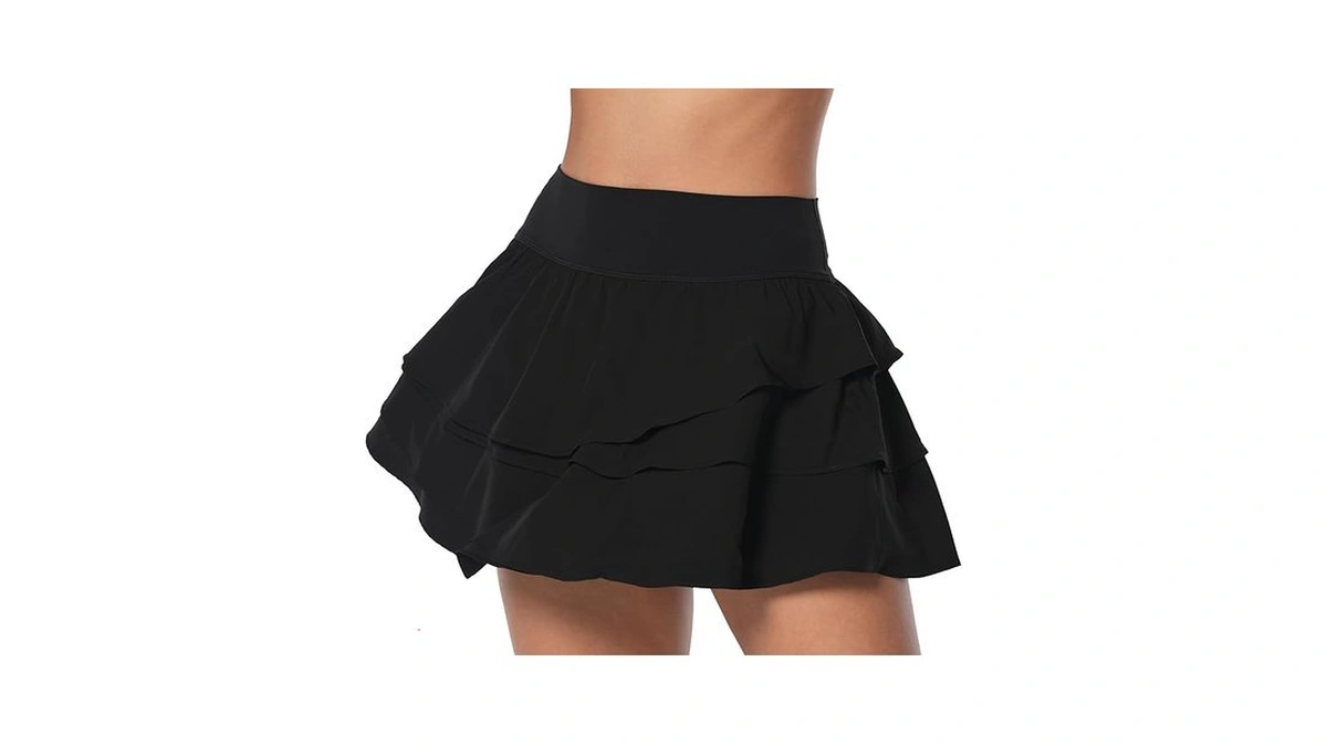 Sunzel Pleated Tennis Skort For Women, High Waisted Athletic Skirt