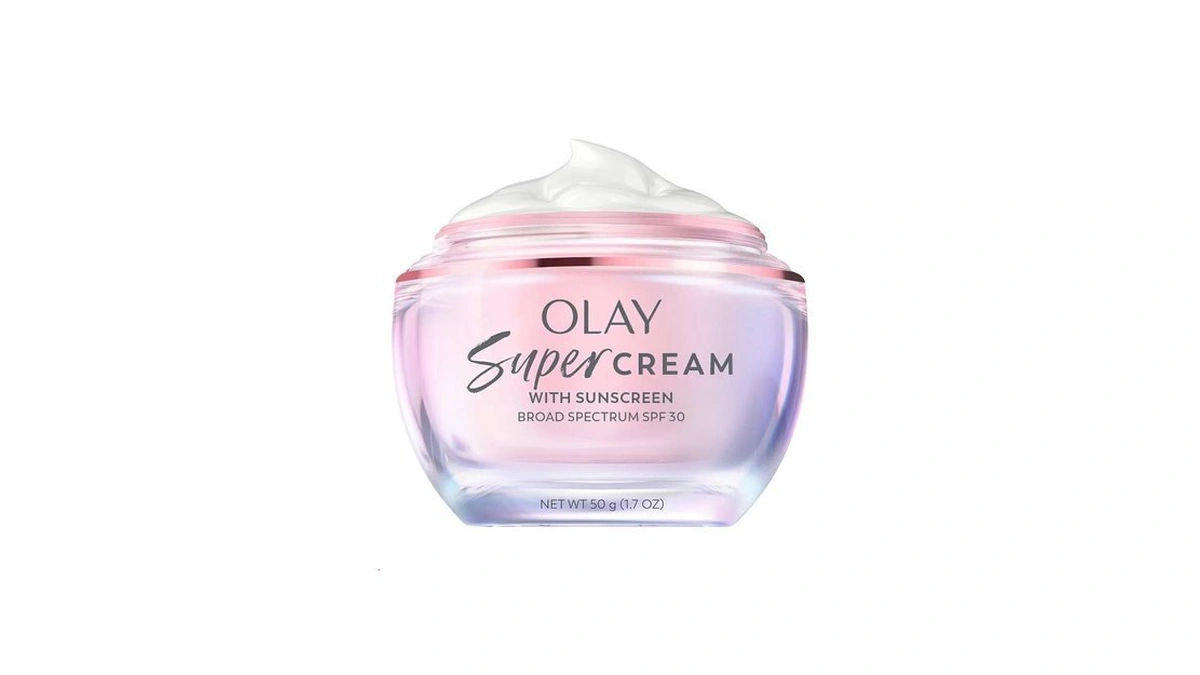 Olay Super Cream With Sunscreen Spf 30, Lightweight Face Moisturizer