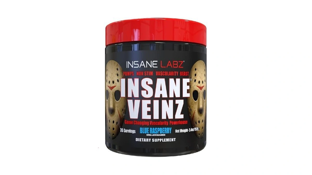 Insane Labz Insane Veinz Non Stimulant No Enhancing Powder, Nitric