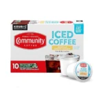 Community Coffee Vanilla Sweet Cream, 10 Keurig Iced Coffee Pods,
