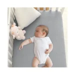 Cottonbebe Muslin Crib Sheets,100% Organic Cotton Toddler Bed Sheet Soft