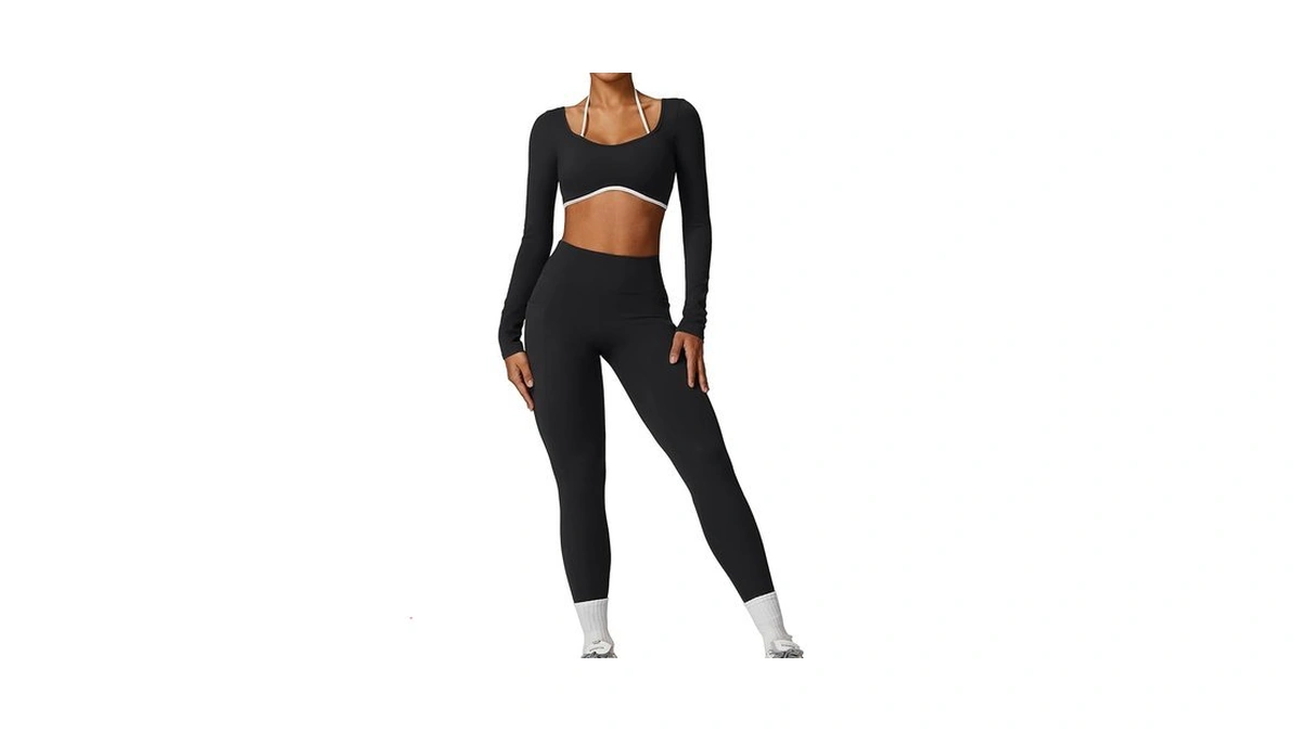 Agymnx Workout Sets For Women 2 Piece Outfits Seamless High