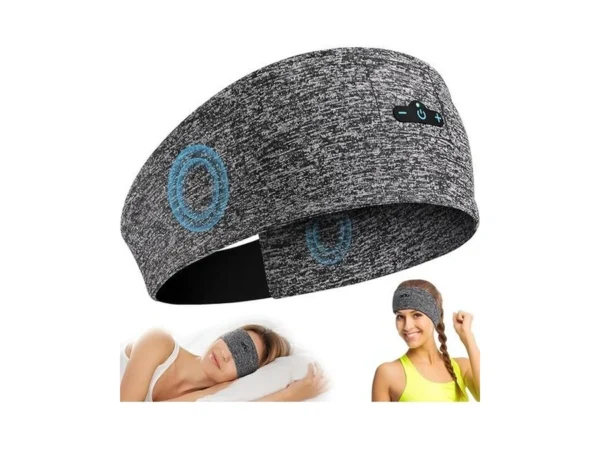 Sleep Headphones Bluetooth Headband For Side Sleeper, 17 Hours Playtime,
