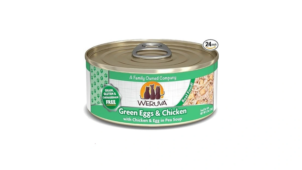 Weruva Classic Cat Food, Green Eggs & Chicken With Chicken
