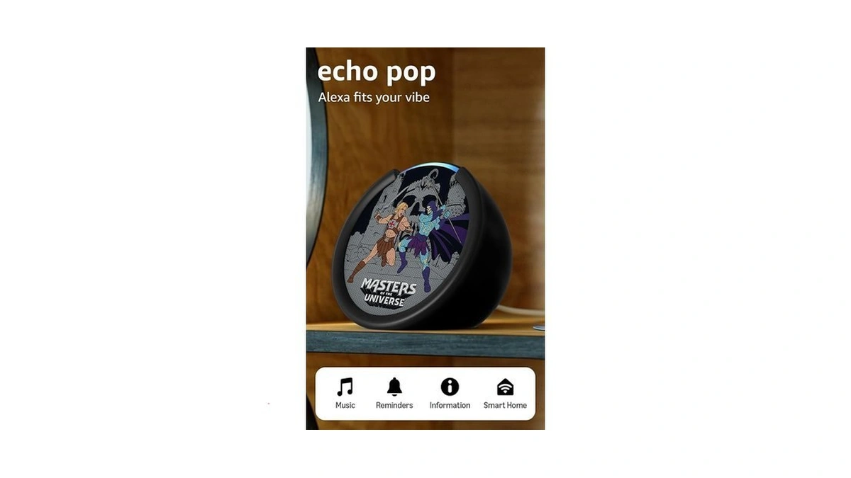 Amazon Echo Pop (newest Model) | Officially Licensed Masters Of
