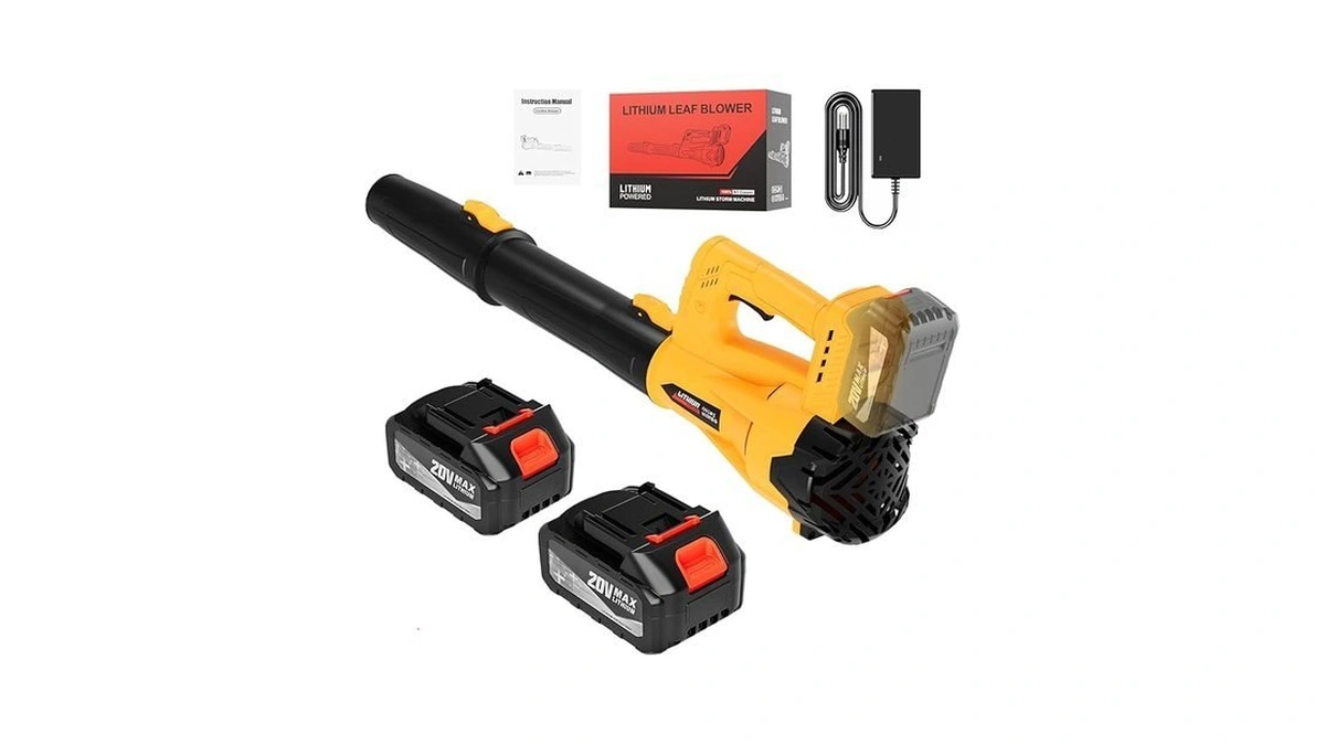 Wemars Leaf Blower Cordless, 21v Electric Leaf Blowers Lightweight Variable