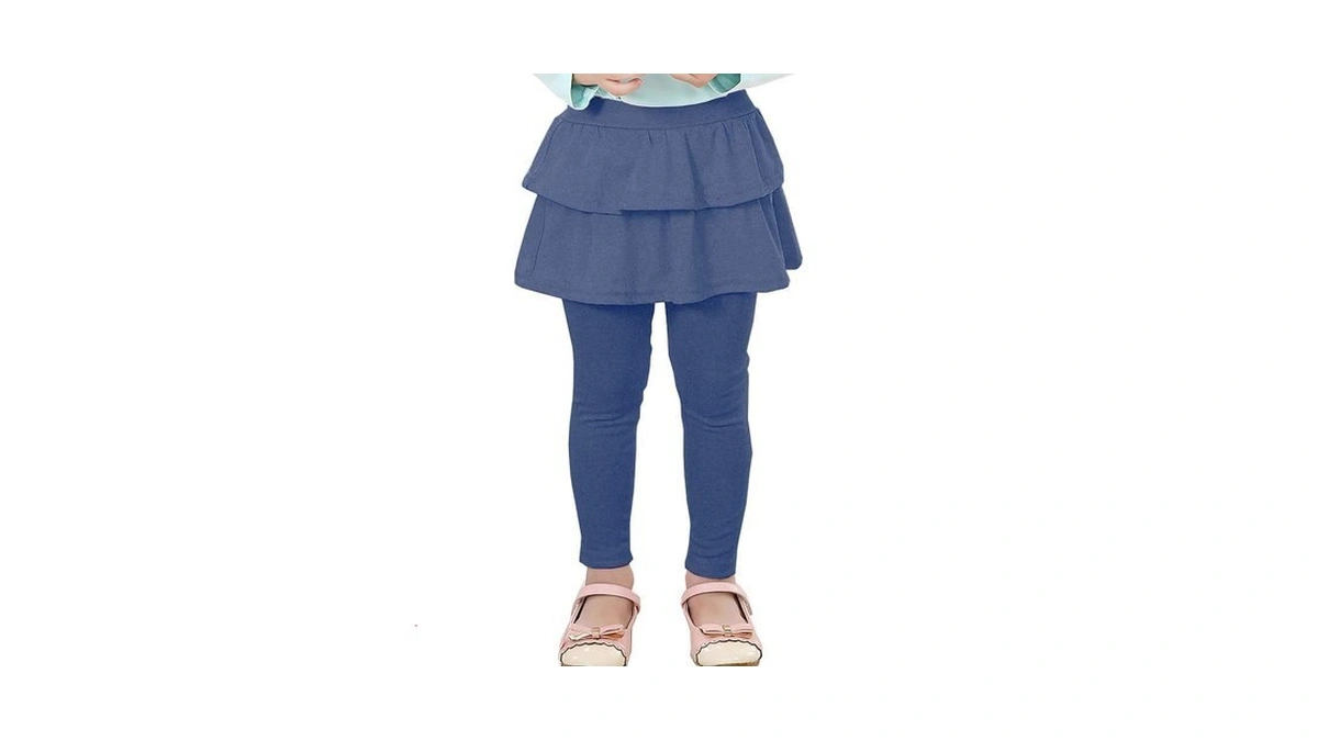 Rieket Girls School Uniform Pants Warm Stretchy Athletic Leggings With