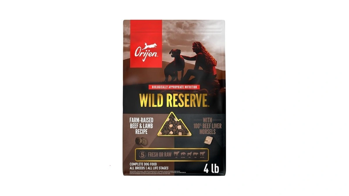 Orijen Wild Reserve Dry Dog Food Farm-raised Beef & Lamb