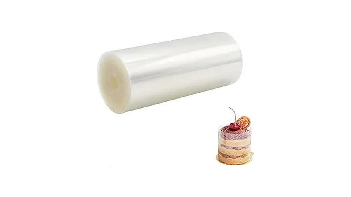 Yinluluna 1 Roll Transparent Acetate Cake Roll, 4 X 394