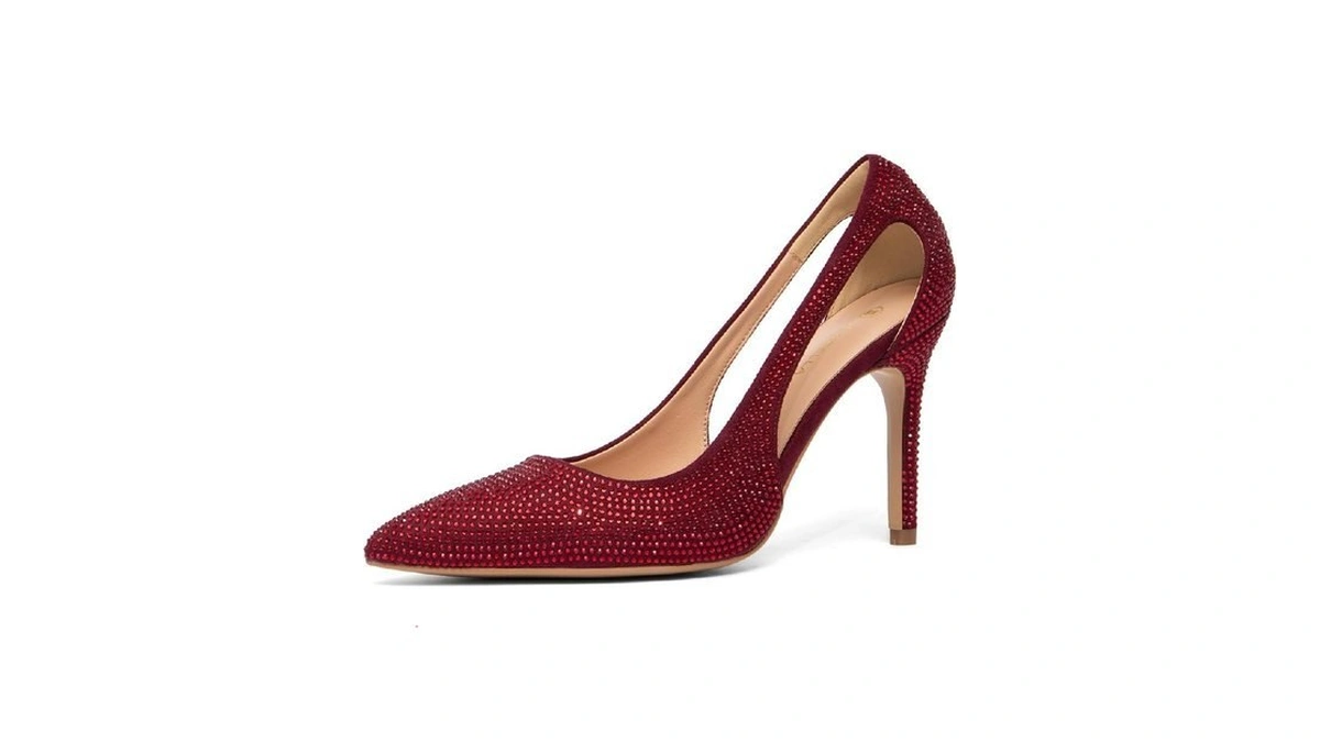 Newbella Women's Glitter Stiletto Heels - Pointed Toe High Heels