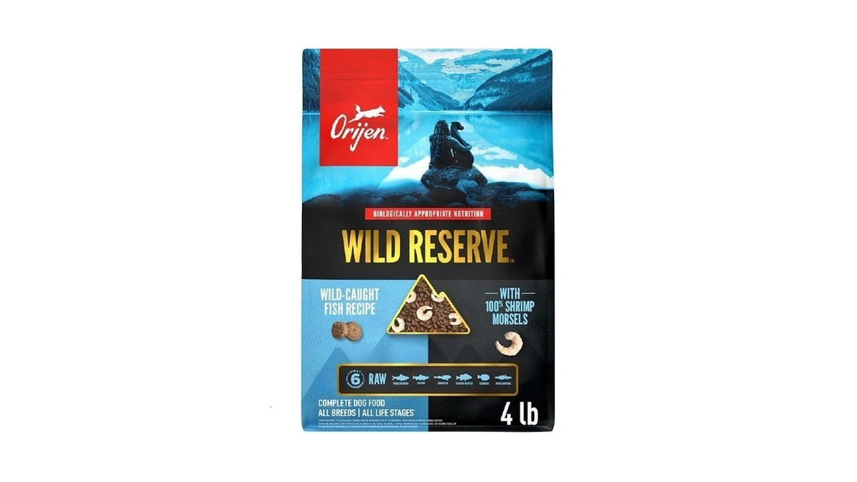 Orijen Wild Reserve Dry Dog Food Wild-caught Fish Recipe 4lb