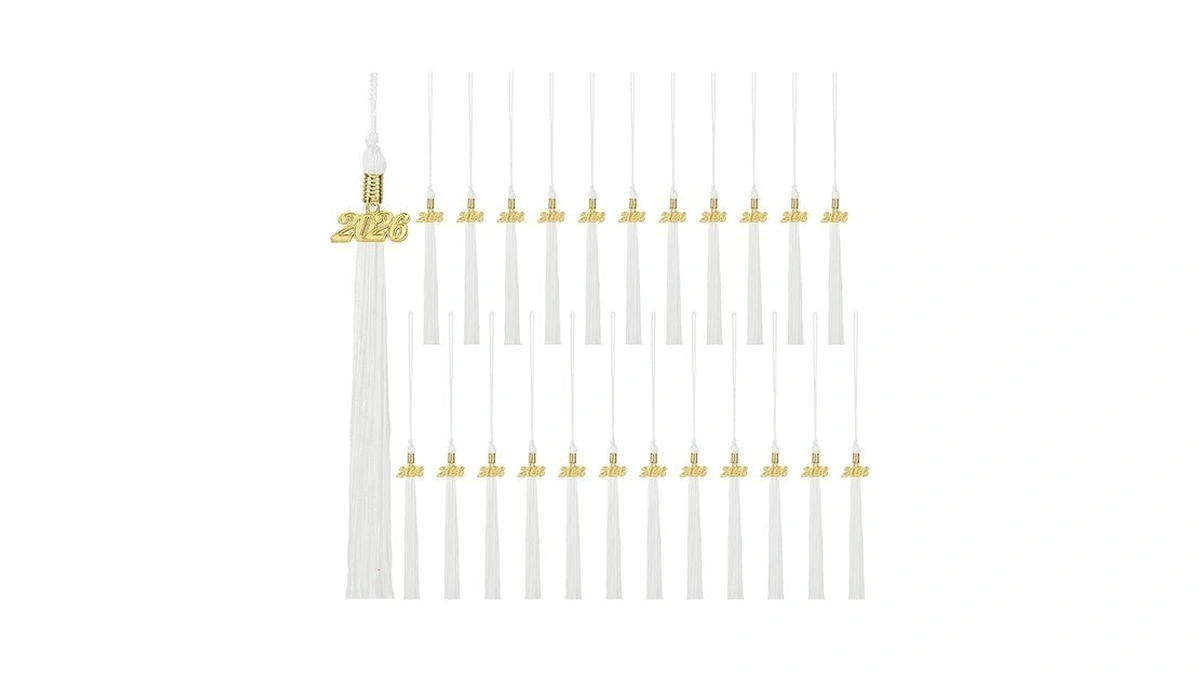 Fingertip Wd 24 Pieces 2026 Graduation Tassel, Graduation Cap Tassels