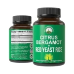 Peak Performance Citrus Bergamot + Red Yeast Rice. 2-in-1 Supplement.