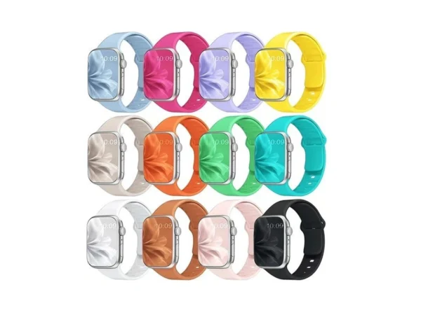 12 Pack Sport Bands Compatible With Apple Watch Band 38mm