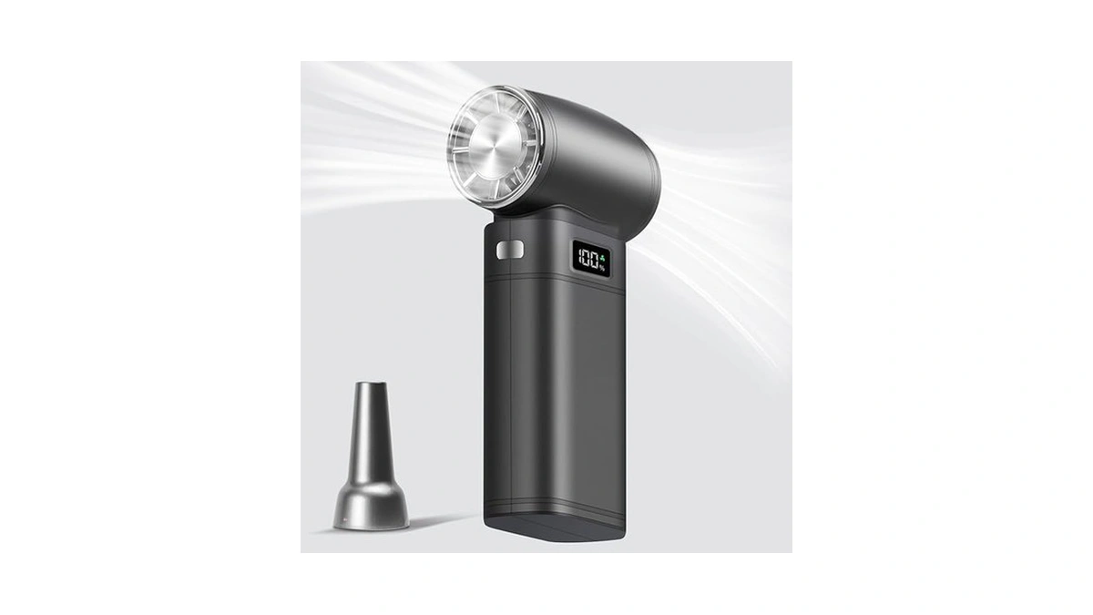 Auralibrite 120000rpm Mini Turbo Fan, 6-speed 9000mah High Speed Cooling