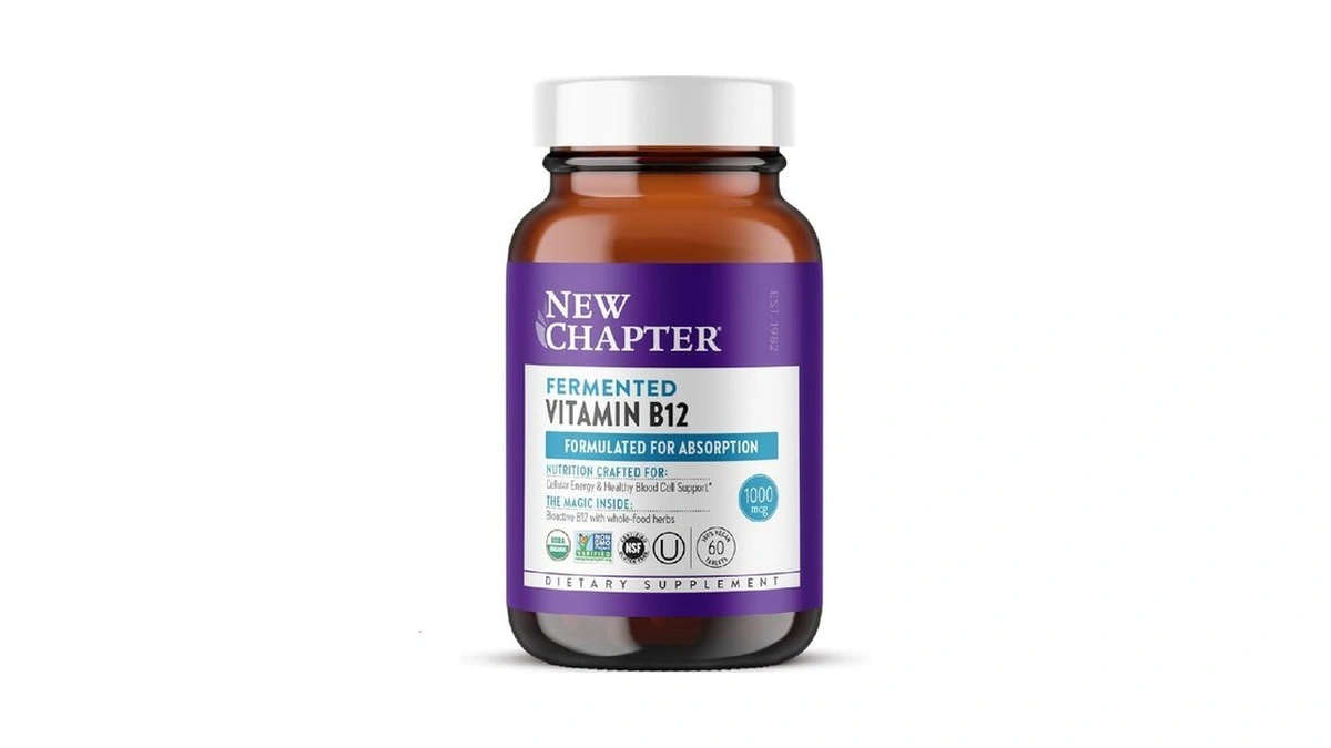 New Chapter Fermented Vitamin B12 1,000 Mcg, Usda Organic, One
