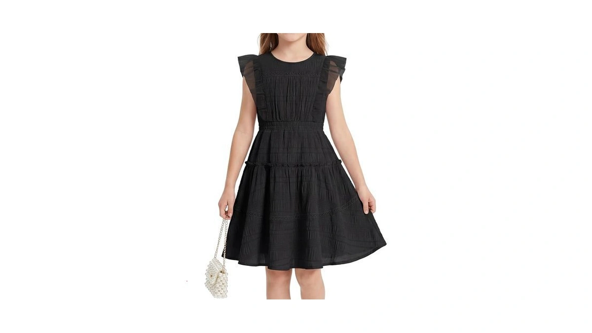 Grace Karin Girls Sleeveless Summer Dress, Ruffle Tiered Easter Spring